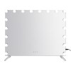 80x65cm embellir makeup mirror hollywood vanity with led light silver legs 80x65cm embellir makeup mirror hollywood vanity with led light silver legs