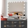 80x65cm embellir makeup mirror hollywood vanity with led light silver legs 80x65cm embellir makeup mirror hollywood vanity with led light silver legs