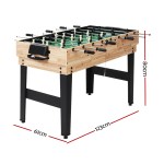 10 in 1 games table soccer foosball pool table tennis air hockey chess cards