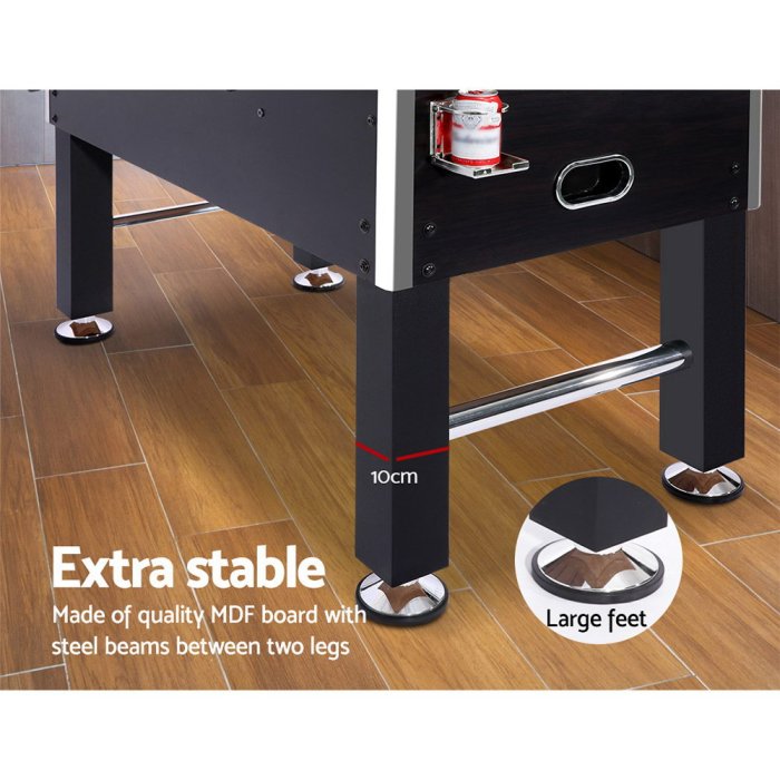 5ft soccer table foosball football game home family party gift playroom black 5ft soccer table foosball football game home family party gift playroom black