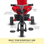 veebee explorer 3 stage kids trike with canopy red veebee explorer 3 stage kids trike with canopy red
