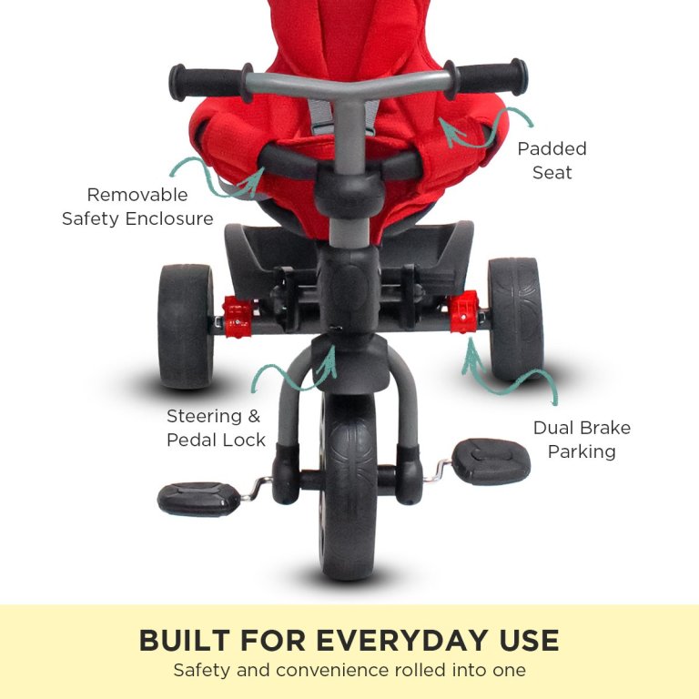 veebee explorer 3 stage kids trike with canopy red veebee explorer 3 stage kids trike with canopy red
