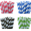 50 pack blue white drinking straws biodegradable eco paper birthday party event bistro bar cafe take away 50 pack blue white drinking straws biodegradable eco paper birthday party event bistro bar cafe take away