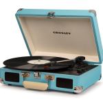 crosley cruiser bluetooth portable turntable turquoise + bundled crosley record storage crate crosley cruiser bluetooth portable turntable turquoise + bundled crosley record storage crate