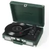 crosley cruiser bluetooth portable turntable emerald green + crosley entertainment stand bundle crosley cruiser bluetooth portable turntable emerald green + crosley entertainment stand bundle