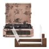 Crosley Voyager Bluetooth Portable Turntable - Floral + Bundled Crosley Record Storage Display Stand Crosley Voyager Bluetooth Portable Turntable - Floral + Bundled Crosley Record Storage Display Stand