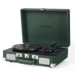 crosley cruiser bluetooth portable turntable emerald green