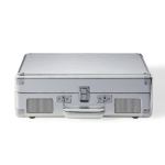crosley cruiser bluetooth portable turntable silver crosley cruiser bluetooth portable turntable silver