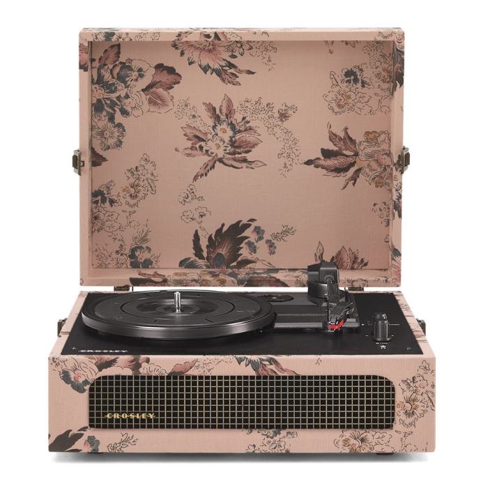 Crosley Voyager Bluetooth Portable Turntable - Floral Crosley Voyager Bluetooth Portable Turntable - Floral