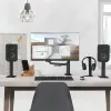 kanto h1 universal desktop headphone stand, black kanto h1 universal desktop headphone stand, black