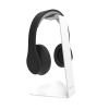 kanto h1w universal desktop headphone stand, white kanto h1w universal desktop headphone stand, white