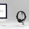 kanto h1w universal desktop headphone stand, white kanto h1w universal desktop headphone stand, white