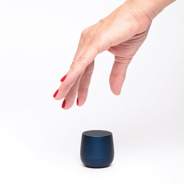 lexon mino+ mini bluetooth speaker blue
