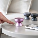 lexon tamo infinitely pairable bluetooth speaker pink