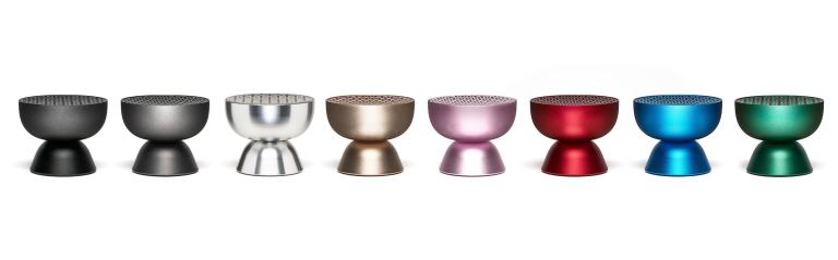 lexon tamo infinitely pairable bluetooth speaker pink
