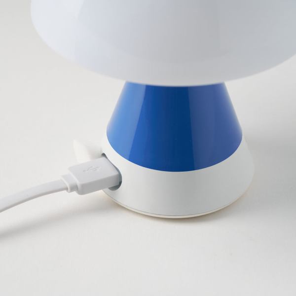 lexon mina m medium portable led lamp pantone classic blue