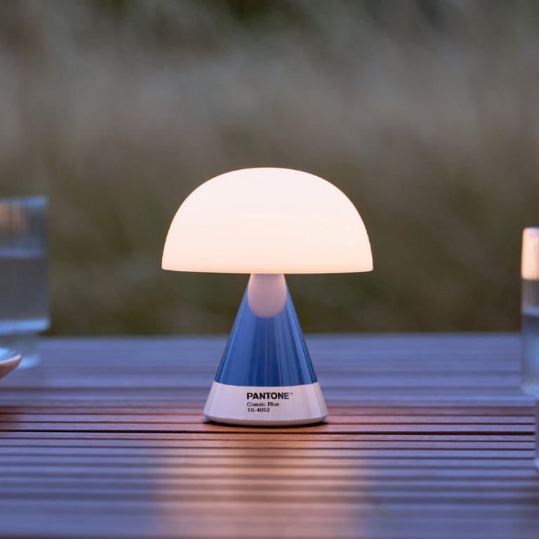 lexon mina m medium portable led lamp pantone classic blue lexon mina m medium portable led lamp pantone classic blue
