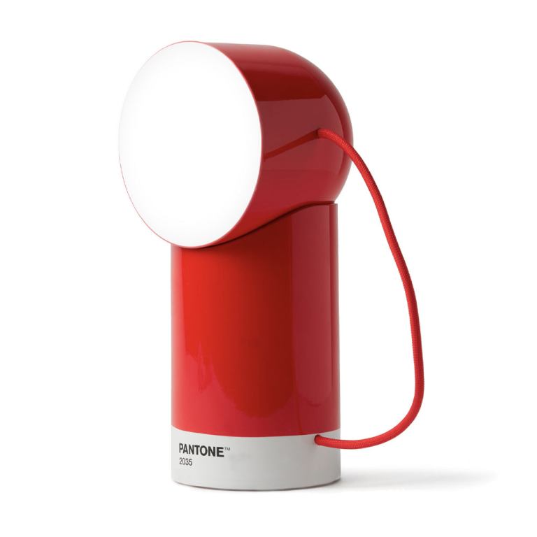 Lexon Orbe Portable LED Lamp – 2035 Red at Kouwi