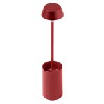lexon mimi flexible led lamp dark red