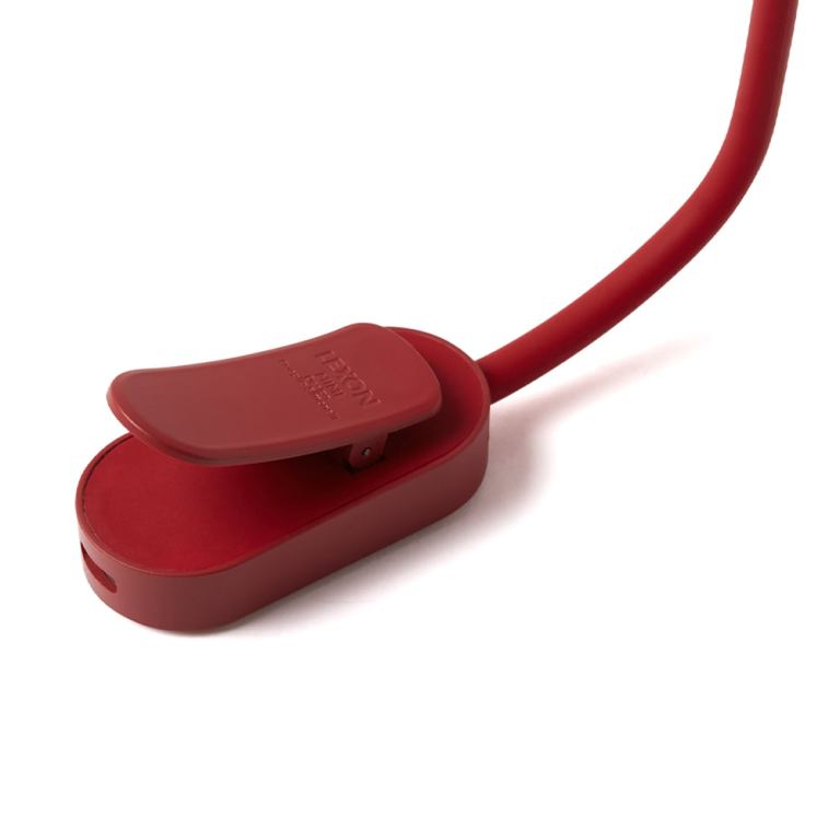 lexon mimi flexible led lamp dark red
