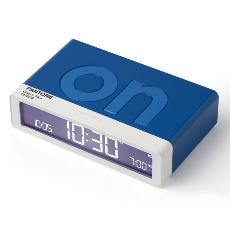 lexon flip classic reversible alarm clock pantone classic blue lexon flip classic reversible alarm clock pantone classic blue