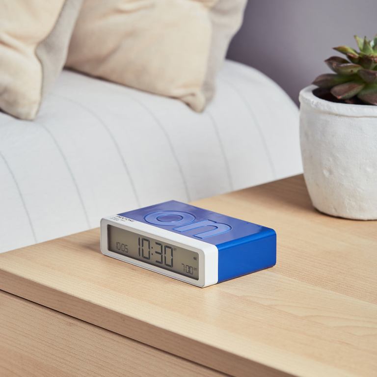 lexon flip classic reversible alarm clock pantone classic blue lexon flip classic reversible alarm clock pantone classic blue