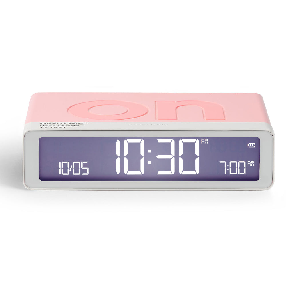 Lexon Flip Classic Reversible Alarm Clock PANTONE - Rose Pink Lexon Flip Classic Reversible Alarm Clock PANTONE - Rose Pink