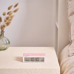 lexon flip classic reversible alarm clock pantone rose pink lexon flip classic reversible alarm clock pantone rose pink