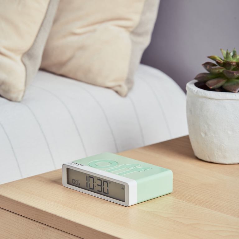 lexon flip classic reversible alarm clock pantone green lexon flip classic reversible alarm clock pantone green