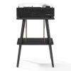 Victrola Eastwood II Turntable – Black + Bundled Crosley Manchester Entertainment Stand