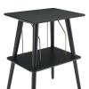 victrola eastwood ii turntable black + entertainment stand bundle black