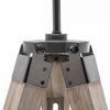 large tripod floor lamp linen shade modern light retro vintage wooden large tripod floor lamp linen shade modern light retro vintage wooden