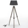 large tripod floor lamp linen shade modern light retro vintage wooden large tripod floor lamp linen shade modern light retro vintage wooden