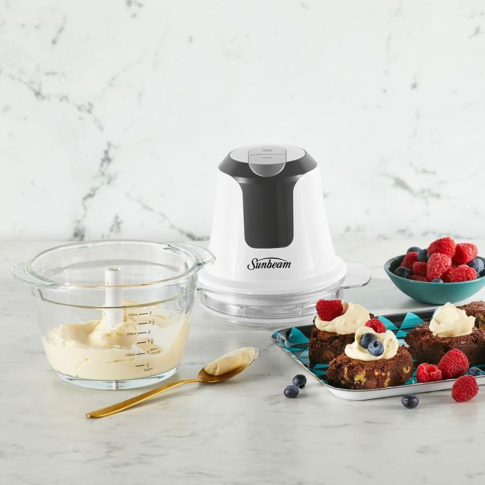 sunbeam mini glass multichopper food processor white sunbeam mini glass multichopper food processor white