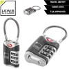 lewis n. clark tsa approved easy set combination luggage lock w steel cable lewis n. clark tsa approved easy set combination luggage lock w steel cable