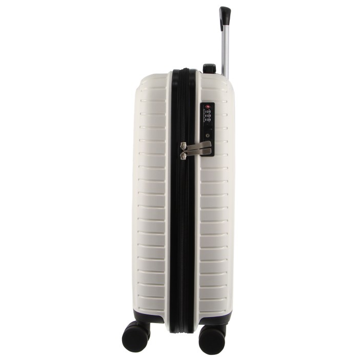 pierre cardin 76cm large hard shell suitcase travel luggage bag white pierre cardin 76cm large hard shell suitcase travel luggage bag white