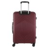pierre cardin 65cm medium hard shell suitcase travel luggage bag burgundy pierre cardin 65cm medium hard shell suitcase travel luggage bag burgundy