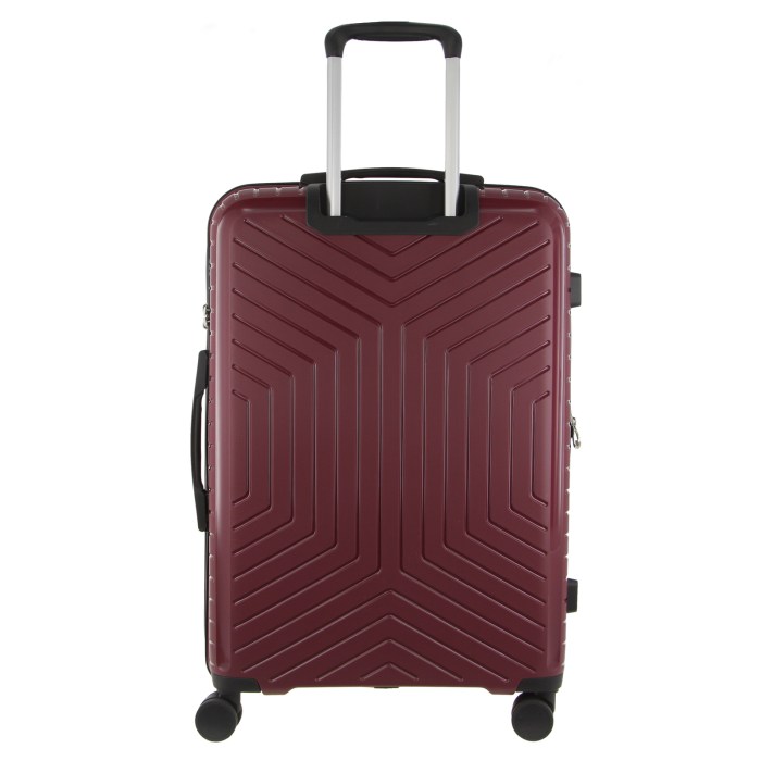 pierre cardin 65cm medium hard shell suitcase travel luggage bag burgundy pierre cardin 65cm medium hard shell suitcase travel luggage bag burgundy