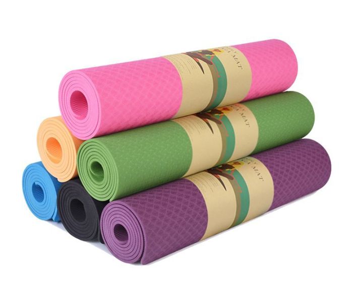 yoga mat non slip light gym 1830x610x6mm pilates home fitness assorted colours yoga mat non slip light gym 1830x610x6mm pilates home fitness assorted colours