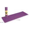 yoga mat non slip light gym 1830x610x6mm pilates home fitness assorted colours yoga mat non slip light gym 1830x610x6mm pilates home fitness assorted colours
