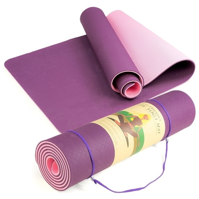 yoga mat non slip light gym 1830x610x6mm pilates home fitness assorted colours yoga mat non slip light gym 1830x610x6mm pilates home fitness assorted colours