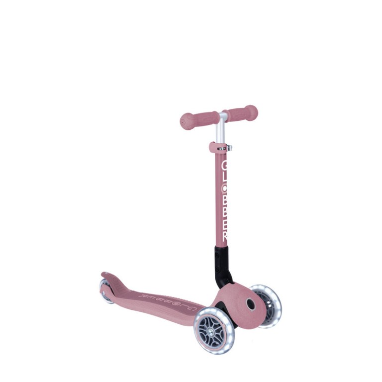 Globber ECOLOGIC JUNIOR Foldable Scooter Lights - Berry Globber ECOLOGIC JUNIOR Foldable Scooter Lights - Berry