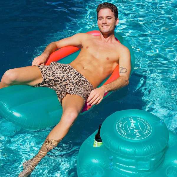 lazy dayz inflatable drinks tub teal