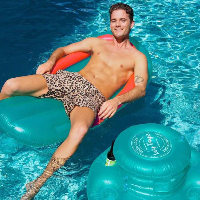 lazy dayz inflatable drinks tub teal