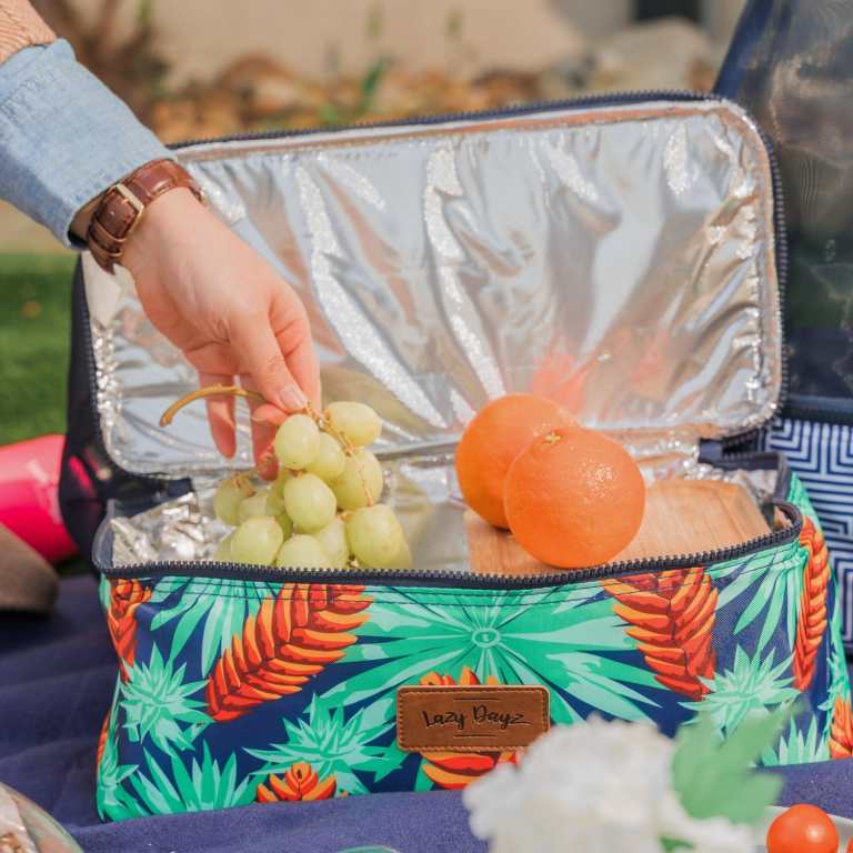 lazy dayz insulated cooler tote mossman
