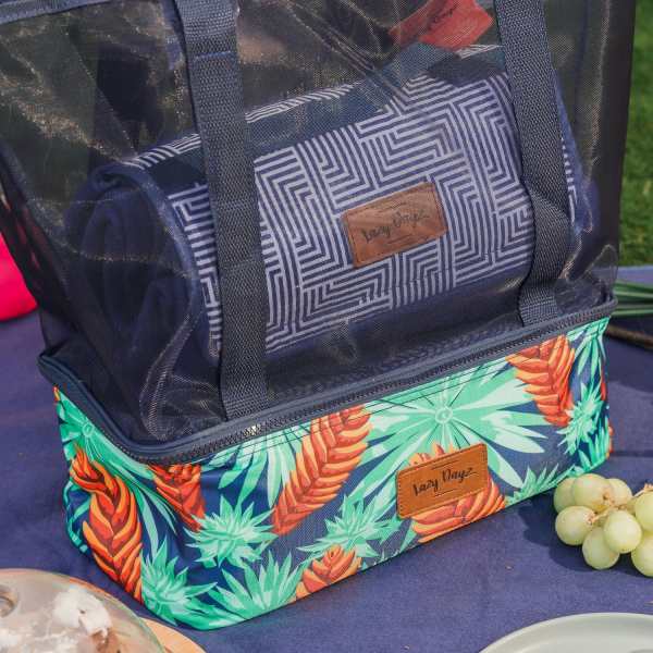 lazy dayz insulated cooler tote mossman