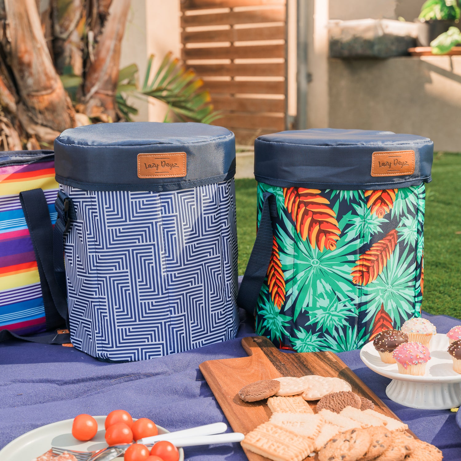lazy dayz insulated cooler stool makena
