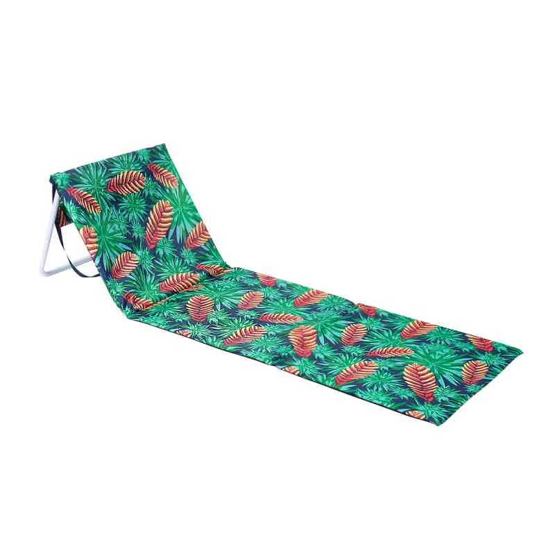 lazy dayz fold up beach lounger mossman