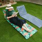 lazy dayz fold up beach lounger mossman