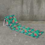 lazy dayz fold up beach lounger mossman